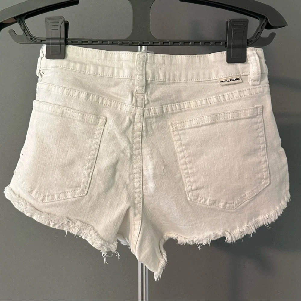 Billabong Denim Frayed Shorts
